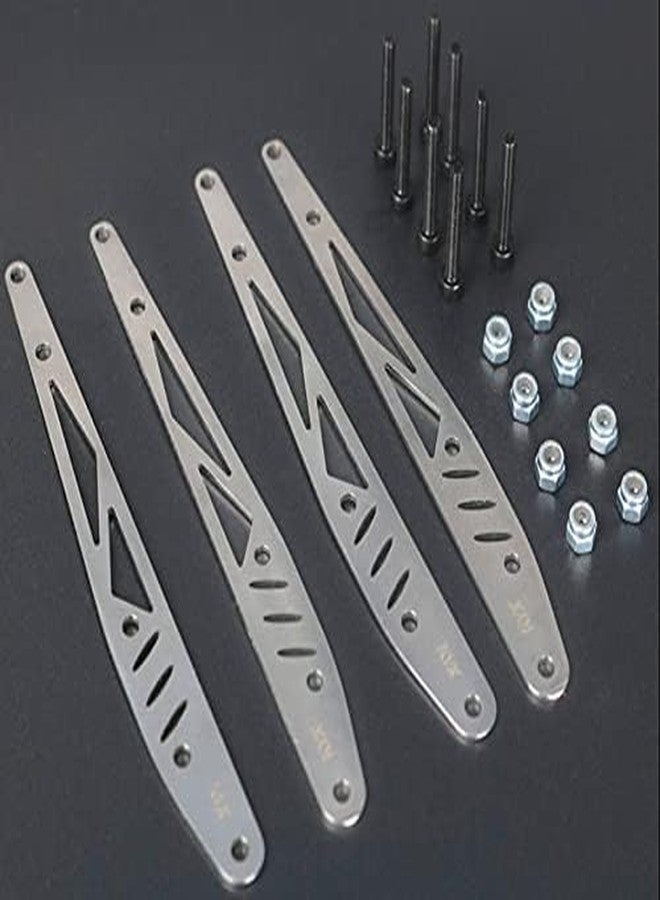 KYX Racing Stainless Steel Rear Arm Linkage Guard Link Reinforce Plate Upgrades Accessories for RC Crawler Car Axial RBX10 RYFT - Image 2
